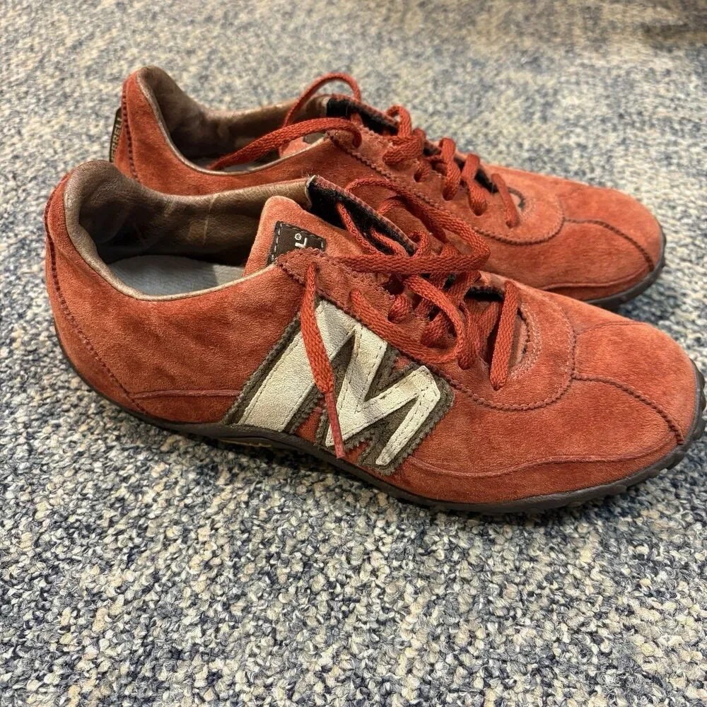 Merrell Sprint Blast Leather Suede Sneakers Everyday Red Women’s Size 7 EU 37.5